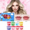 Set De 8 Mascarillas Para Labios, Caja De Regalo, Pintalabio