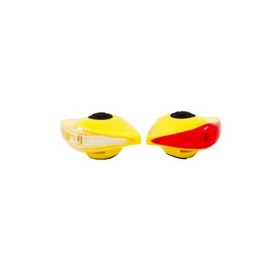 Spanninga Pirata Set of Bicycle Lights Front and Back Yellow yellow