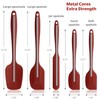 Wanbasion 5 Piece Premium Silicone Spatula Set Heat Resistant, Kitchen