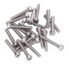 50Pcs Hex Socket Cup Head Screw Galvanized Steel M4 for