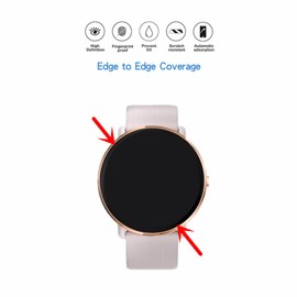 MIHENCE Screen Protector Compatible with DekeFit/AKUMAKA 1.39 Inch Smartwatch, 3D Full Cover TPU HD Pama Screen Protector for S61 1.39 Inch Smartwatch [Pack of 3]