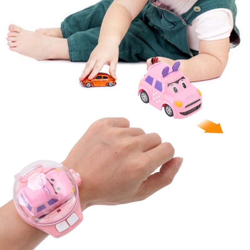 Watch RC Car USB Charging Cartoon Cute Mini RC Car