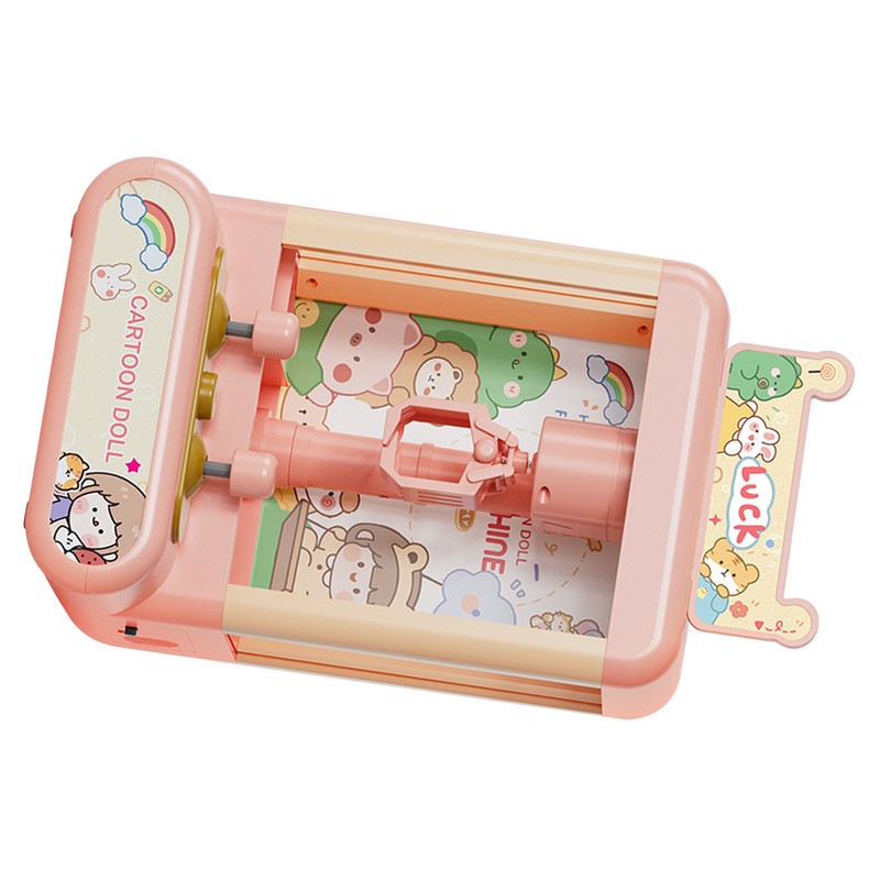 Mini Kids Claw Machine Miniature Twisting Balls Dolls Grabbing Machine