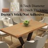 LINOUPOWER510 Extremely Soft Clear Glass Table Top Anti Slip Bumper