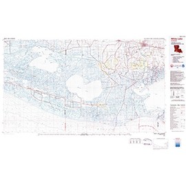 YellowMaps White Lake LA topo map, 1:100000 Scale, 30 X 60 Minute, Historical, 1983, Updated 1983, 27.4 x 44 in - Paper