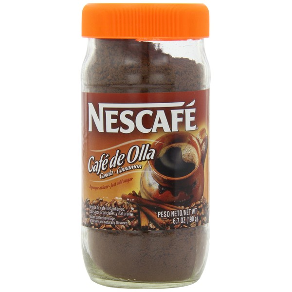 Nescafe Café De Olla Instant Coffee, Cinnamon, 6.7 oz