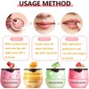 Bálsamo labial de miel, mascarilla hidratante nutritiva para labios con