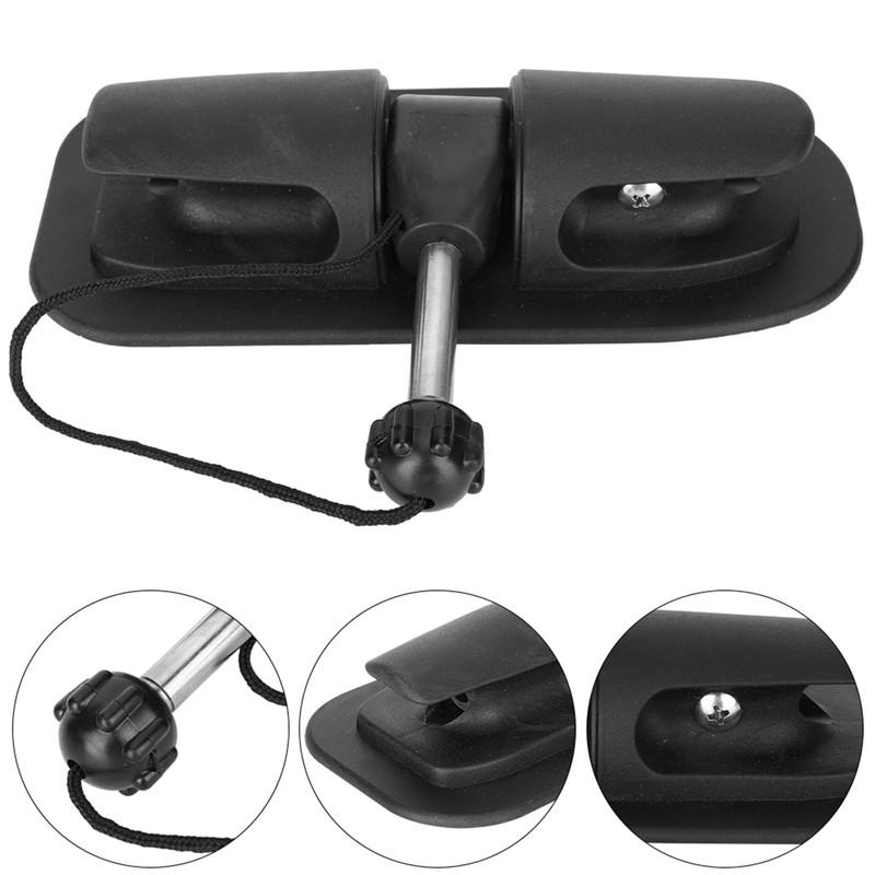 Oar Lock Mount, Inflatable Boat Oar Locks Patches Black for