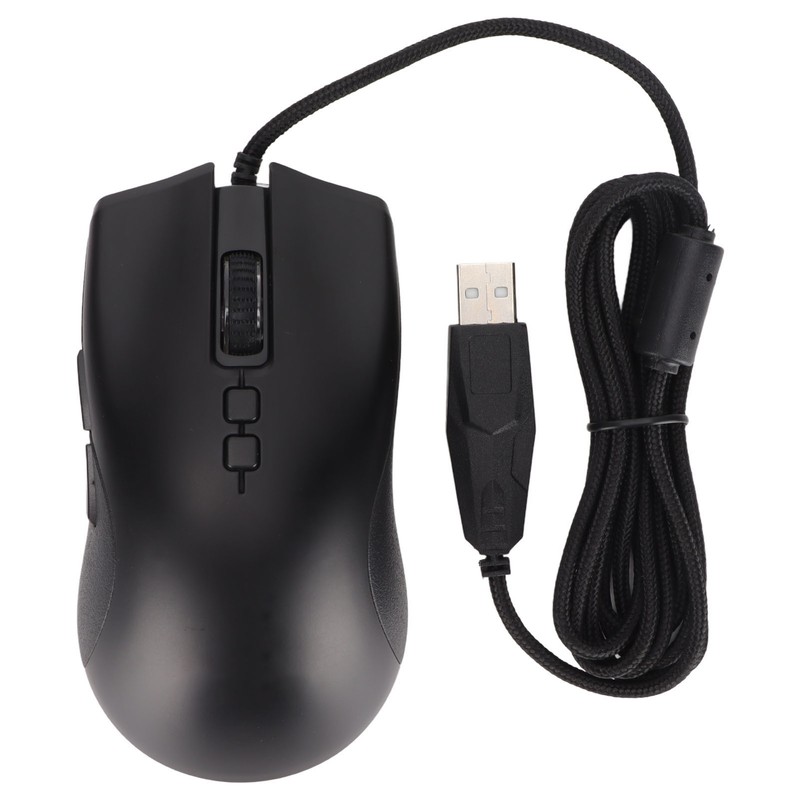 Gaming Mouse Ergonomic Design RGB Backlit USB Wired Plug and