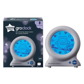 Tommee Tippee Groclock Sleep Trainer Clock |Alarm Clock and Nightlight for Young Children, USB-Powered