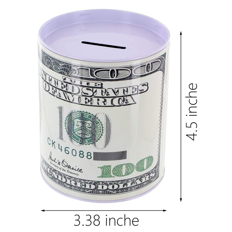 Metal Money Coin Bank by Kole Imports