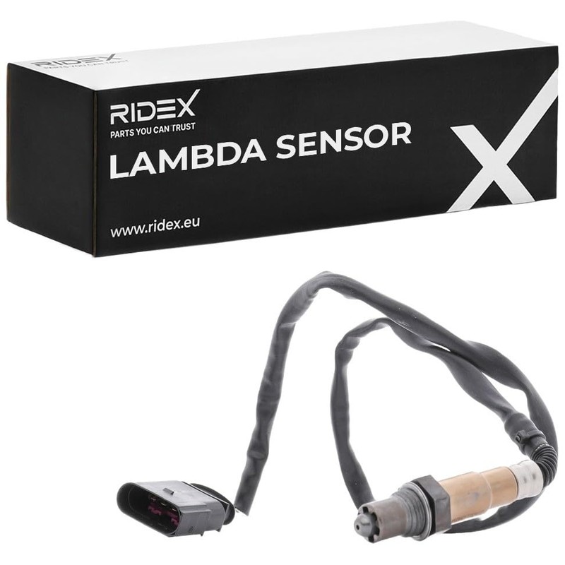 RIDEX 3922L0091 Oxygen O2 Sensor Heated Compatible with VW Golf