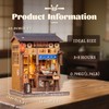 Fsolis Book Nook Kit - DIY Miniature Dollhouse Kit for