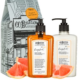C.O. Bigelow Apothecary Duo - Grapefruit Hand Care, Hand Soap & Lotion Gift Set of Two - Skin Care for Dry Skin with Moisturizing Lotion & Liquid Hand Wash - 10fl oz Each