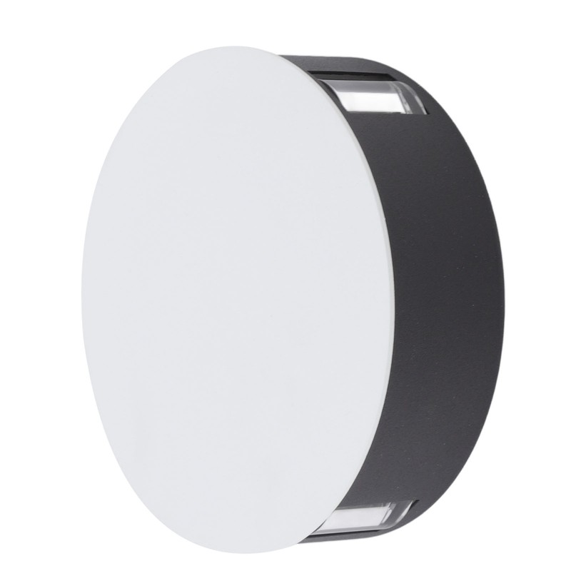 Wall Light Round Shape Aluminum Alloy 3 Beams Modern Wall