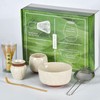 relief craftsmanship Matcha Set, Japanese Tea Set, Matcha Bowl with