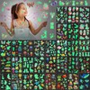 BEETIY 30 Sheets Luminous Tattoo Stickers, Glow Temporary Tattoos for