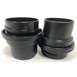 DuraVent 2 Pack Hi-Tech DuraVent 2-1/2-Inch Hose End Swivel Cuff for Dust Collection