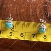QVC Sleeping Beauty Turquoise Sterling Silver Stud Earrings nwt