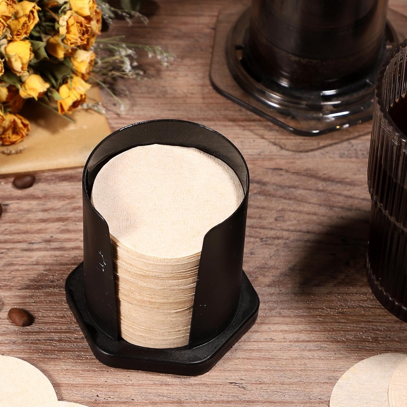 600 PCS Unbleached Coffee Filters compatible with Aeropress Coffee Maker
