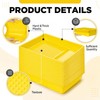 40 Pcs 9 Inch Disposable Paint Tray Liner, Yellow