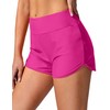 Jarvanv Women's Swim Shorts with Pockets High Waisted Tummy Control