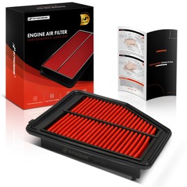 A-Premium - Filtro de aire para motor preengrasado compatible con modelos Acura y Honda - ILX 2013 2014 2015 2.0L, Civic 2012 2013 2014 2015 1.8L