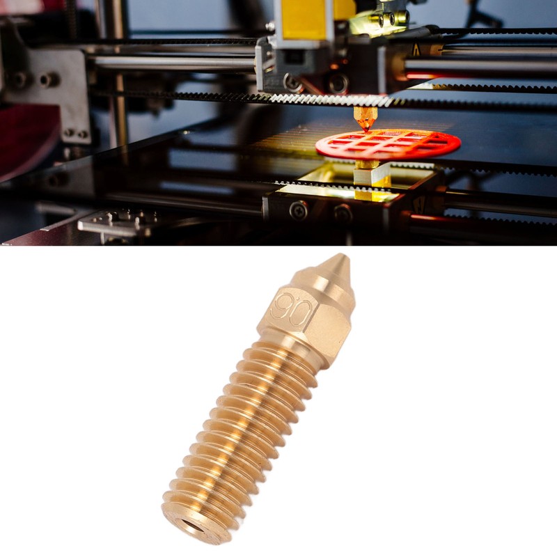 10pcs 3D Printer Extruder Brass Nozzles High Temperature Resistance Wear