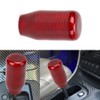 Universal Car Gear Shift Knob Head Aluminum Carbon Fiber Auto