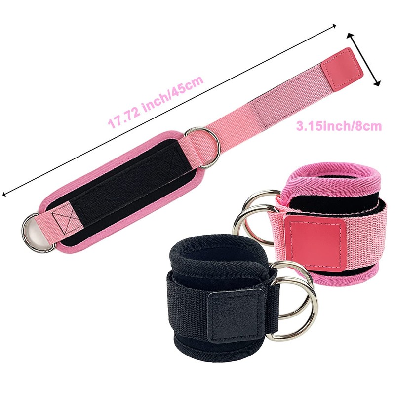 Adjustable Ankle Strap with Double D-Rings Support Ankle Straps for