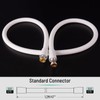 BriskSpring Bidet Hose Replacement, Ultra-Soft Silicone Shower Hose, 47 Inch