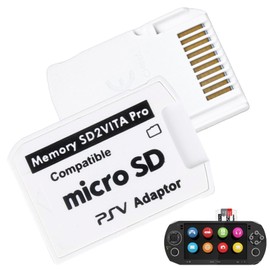 Kasoud PS Vita 5.0 SD Memory Card Adapter, Ultimate Version SD2vita 5.0 Memory Card Adapter, For PS Vita 1000 2000 Henkaku Enso Firmware 3.60 System or Above (2)