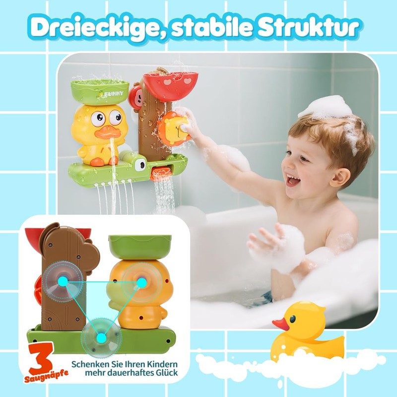 CUTE STONE Baby Bath Toy Bath Toy with Water Slide