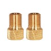 AKORD 2 x Presta To Schrader Valve Brass Bike Cycle