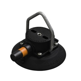 SeaSucker 4.5" with Point Top D-Ring Vacuum Mount Suction Cup with Protective Cover Camping Compact Black White Spare Replacement Screw 1/4-20 vm1015