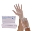 1ABOVE 100 Clear Vinyl Disposable Gloves | Latex | Powder