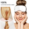 PiccoCasa Satin Pillowcases for Hair and Skin with Eye Mask