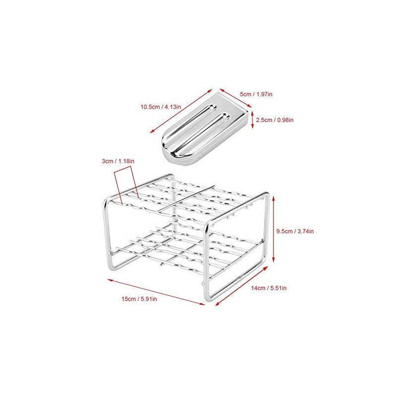 Kit de moldes para paletas de hielo de acero inoxidable,