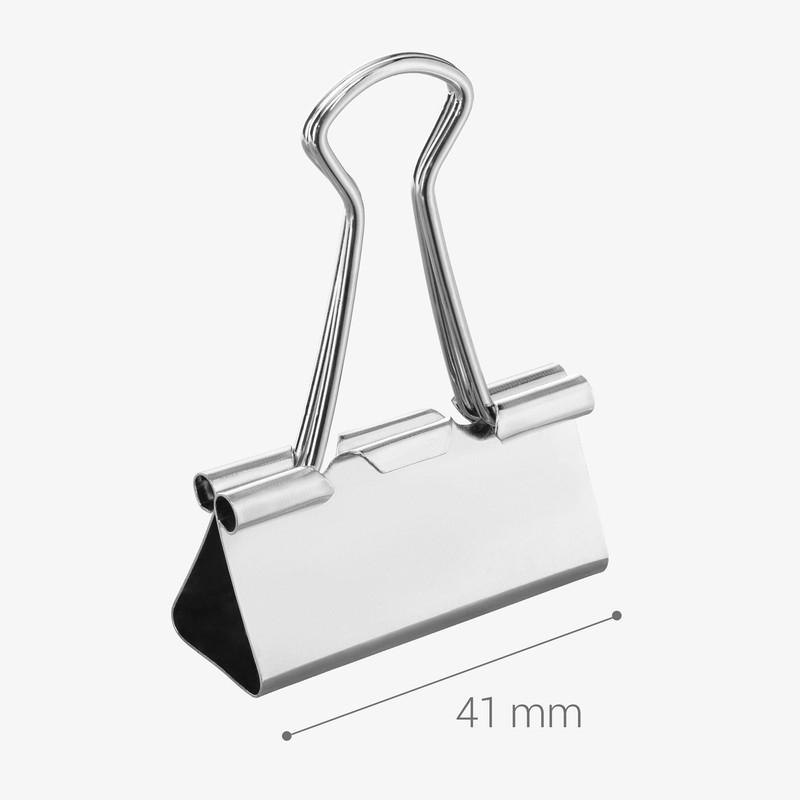 kwmobile 24 x Foldback Clips Set – 24 x 41