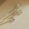 XINGNIAO Flower Hair Pins Metal Hairpin Tulip Blossom Hair Stick