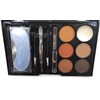 Eyebrow Contour Powder Kit,COSLUXE Eyebrow Makeup Palette,6 Eyebrow Powders,3 Eyebrow