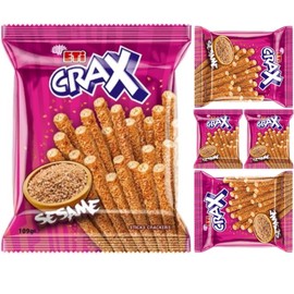 Eti Crax Sesame Stick Crackers Snacks 3.9 OZ 110 Gram x 5 Packs