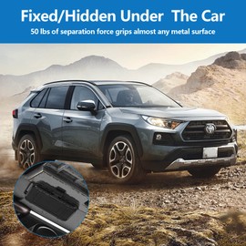 CYIYAART Magnetic Key Box for Under Car,Waterproof Magnetic Key Holder Under Car,Hide a Key Outside Car,Powerful Magnet Hidden Box for Emergency Spare Key