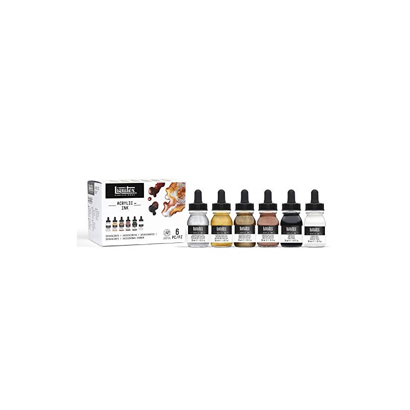 Liquitex Professional tinta acrílica. Metalics Set, varios colores, juego de