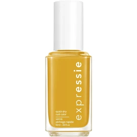 essie expressie quick-dry nail polish, acidic yellow nail polish, taxi hopping,