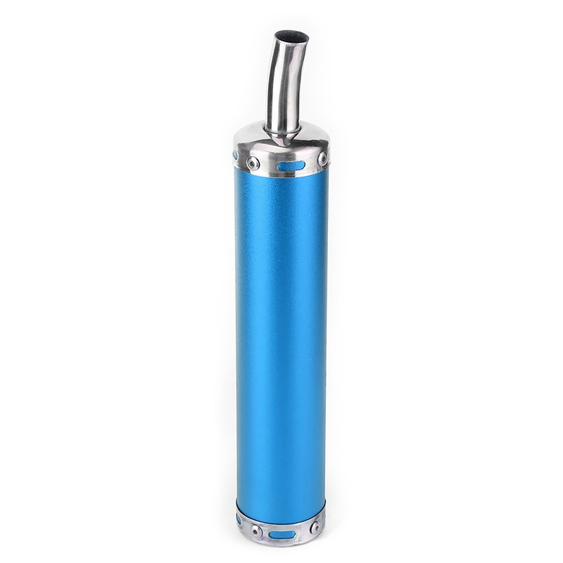 Stainless Steel Exhaust Muffler Silencer 20mm/0.8in Modified Parts for 2
