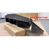SdeelCase 30" x 12.5" ABS Black Textured Rear Bumper Center