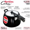 Hawkins 6.5 Litre Contura Black Pressure Cooker, Hard Anodised Inner