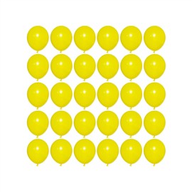 5 inch Yellow Party Balloons, 100 pcs Mini Latex Balloons for Birthday Wedding Baby Shower Decorations (Yellow)