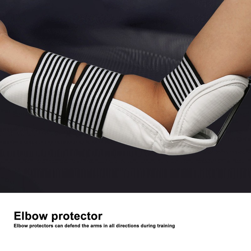 1 Pair Taekwondo Arm Protectors EVA Foam PU Matte Surface